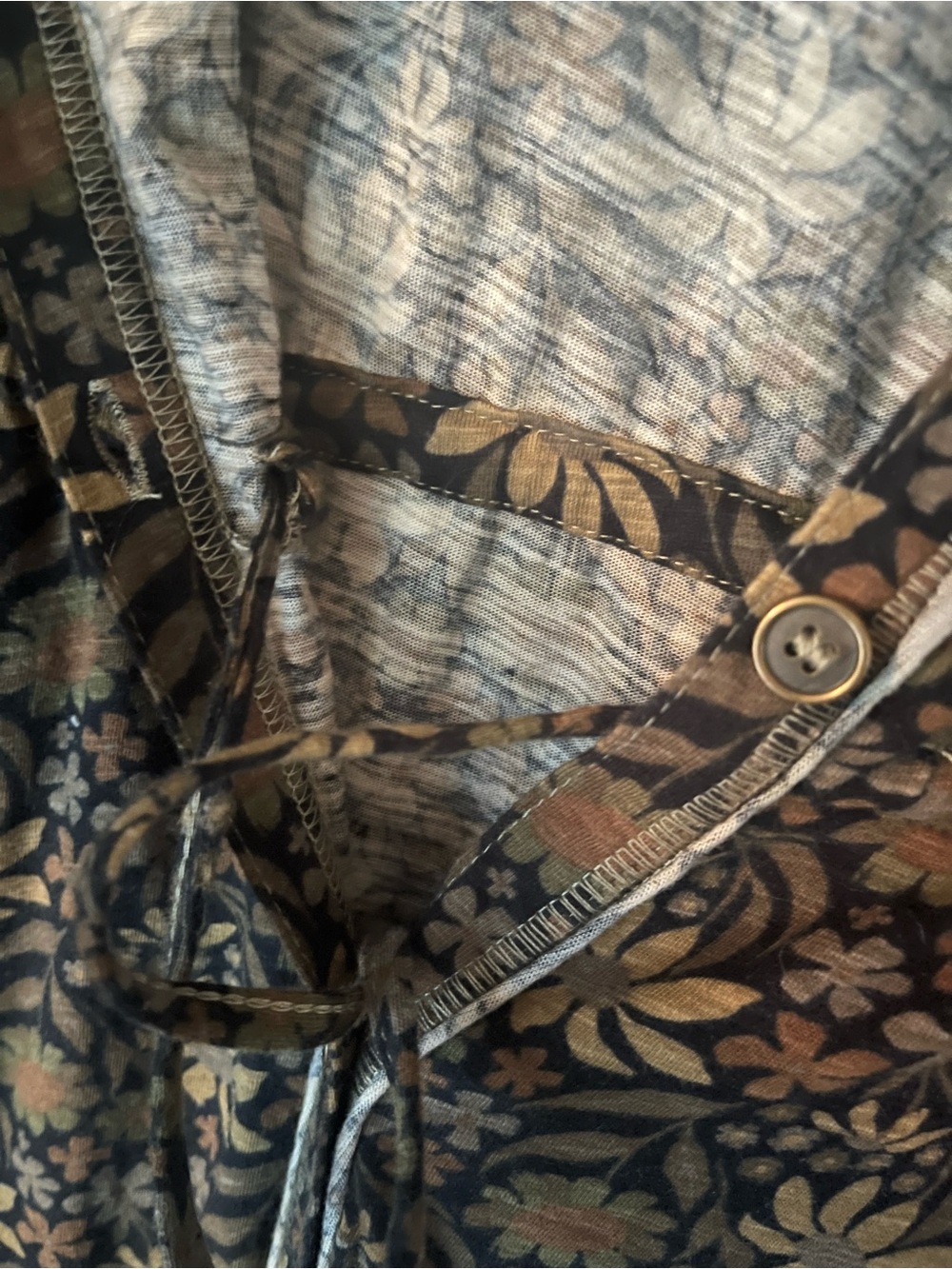NATURAL LIFE W/Tags Christa Maxi Dress with Daisy Tan Floral Print - Picture 10 of 11